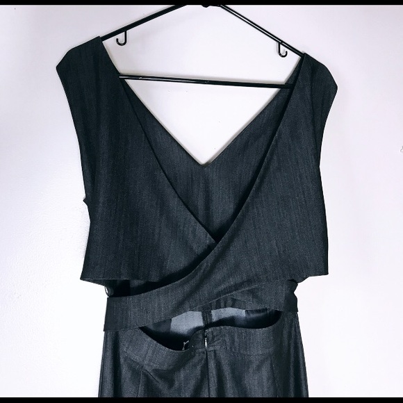 SOLD Calvin Klein wrap navy blue jumpsuit - Picture 5 of 8